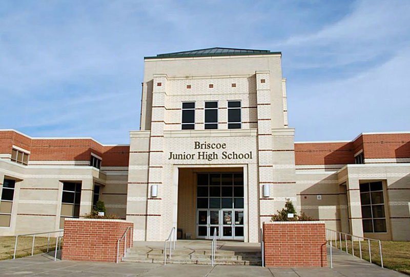 Briscoe Junior High (Grades 7 – 8)  Ranked Recognized!*